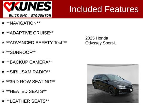 Used 2025 Honda Odyssey Sport-L image 2