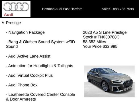 Used 2023 Audi A5 2.0T Prestige AWD/4WD image 18