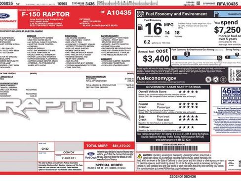 Used 2024 Ford F150 Raptor image 3