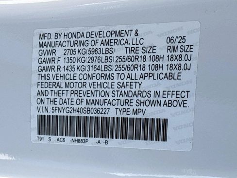 Certified 2025 Honda Pilot EX-L image 36