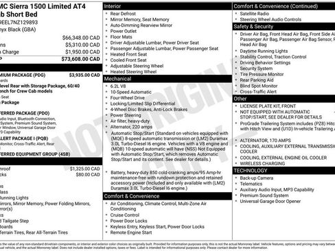 Used 2022 GMC Sierra 1500 AT4 w/ AT4 Premium Package AWD/4WD image 2