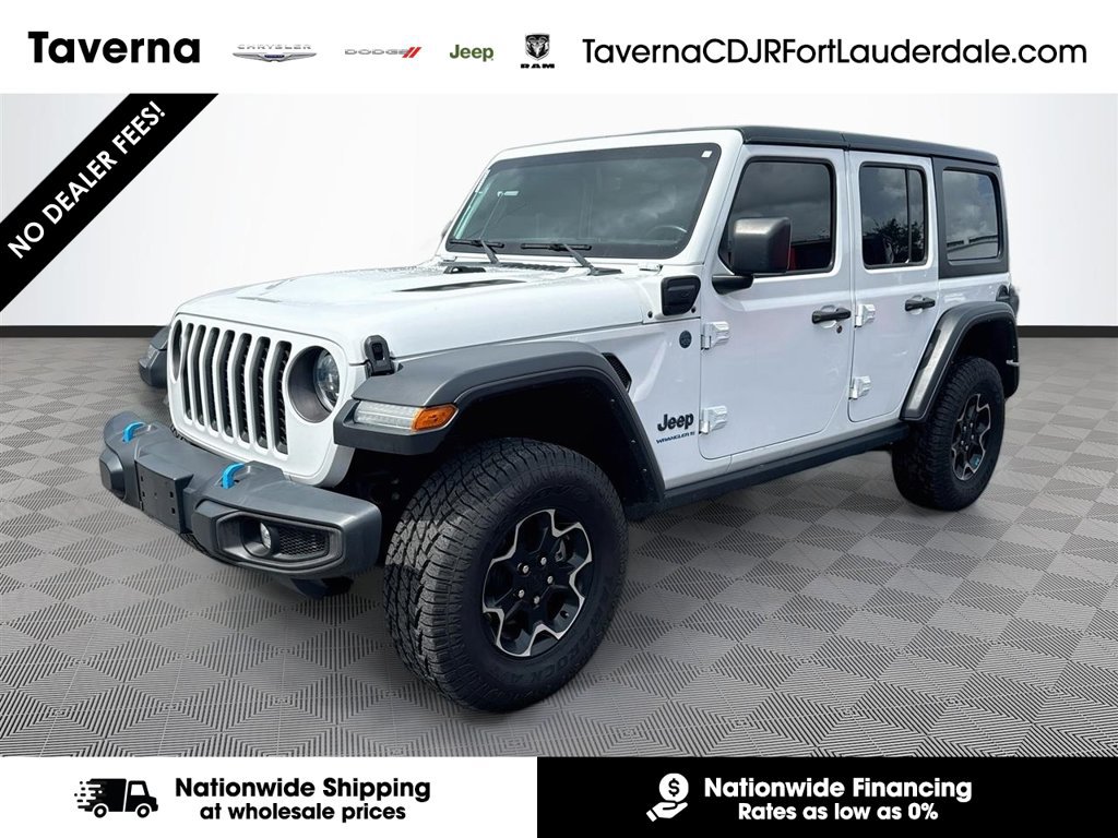 Certified 2023 Jeep Wrangler Unlimited Rubicon 4xe w/ Cold Weather Group AWD/4WD image 1