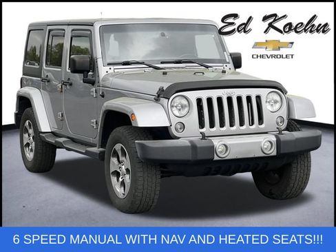 Used 2016 Jeep Wrangler Unlimited Sahara w/ Dual Top Group AWD/4WD image 1