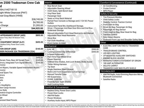 Used 2017 RAM 2500 Tradesman w/ Chrome Appearance Group image 4