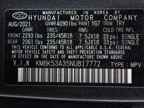 Used 2022 Hyundai Kona Limited image 39