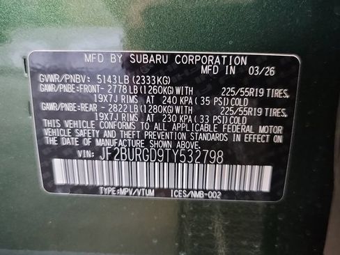 New 2026 Subaru Outback Limited XT AWD/4WD image 26