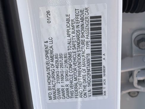 New 2026 Honda Accord Touring image 25