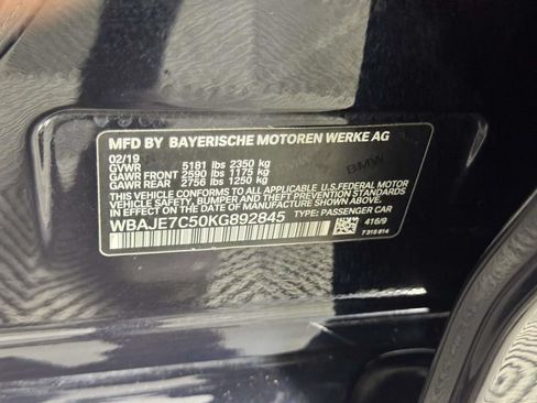 Used 2019 BMW 540i xDrive w/ M Sport Package AWD/4WD image 16