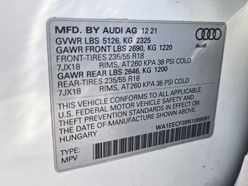 Used 2022 Audi Q3 2.0T Premium Plus image 34