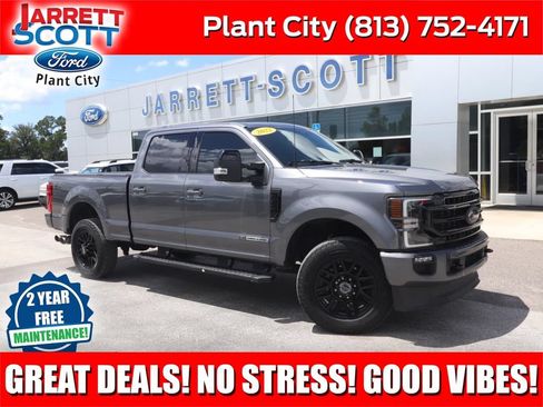 Certified 2022 Ford F250 Lariat w/ Black Appearance Package AWD/4WD image 1