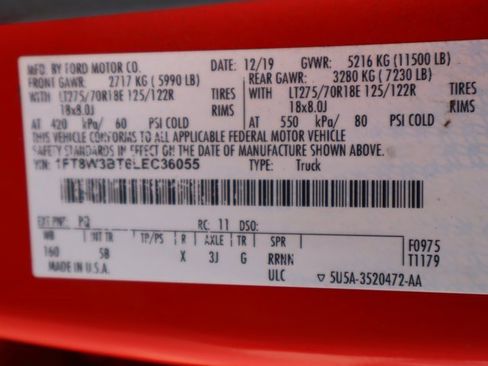 Used 2020 Ford F350 Lariat w/ Lariat Value Package image 58