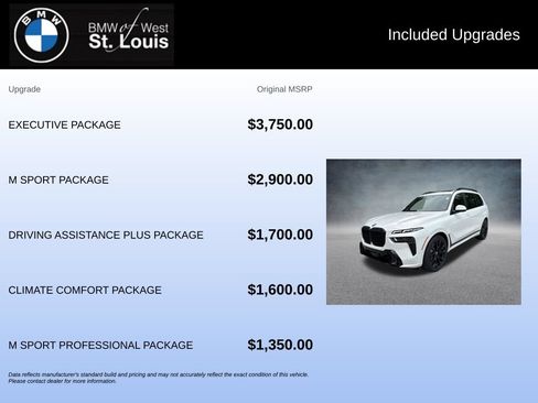 Used 2027 BMW X7 xDrive40i w/ Executive Package AWD/4WD image 18