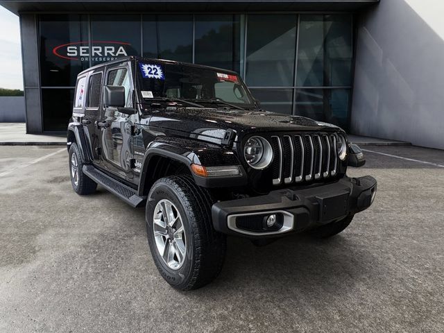 Used 2022 Jeep Wrangler Unlimited Sahara w/ LED Lighting Group AWD/4WD image 5