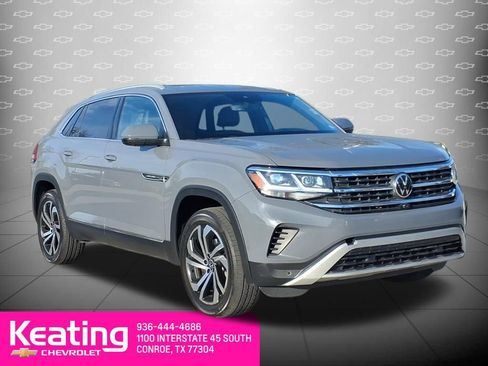 Used 2021 Volkswagen Atlas Cross Sport SEL Premium w/ Cross Sport MDO Package image 3