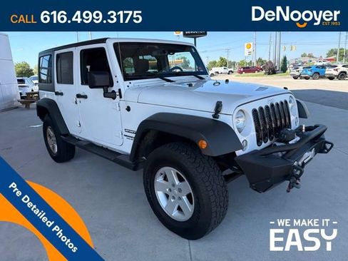 Used 2017 Jeep Wrangler Unlimited Sport w/ Quick Order Package 24S AWD/4WD image 3