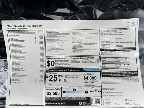 New 2026 BMW X5 xDrive40i w/ M Sport Package image 21