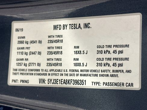 Used 2019 Tesla Model 3 Standard Range Plus RWD image 12