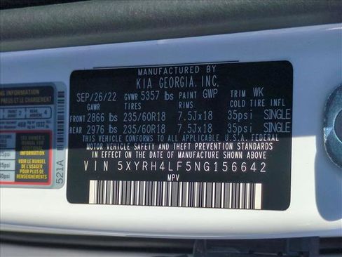 Used 2022 Kia Sorento EX image 14