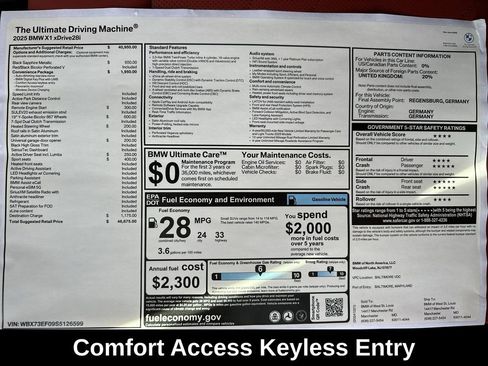 Used 2025 BMW X1 xDrive28i w/ Convenience Package image 12