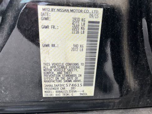 Used 2015 Nissan Altima 2.5 S w/ Power Driver Seat Package FWD image 9