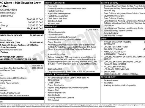 Used 2024 GMC Sierra 1500 Elevation w/ LPO, Elevation Black Package AWD/4WD image 31