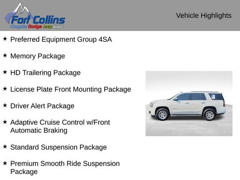 Used 2015 GMC Yukon SLT w/ HD Trailering Package AWD/4WD image 4