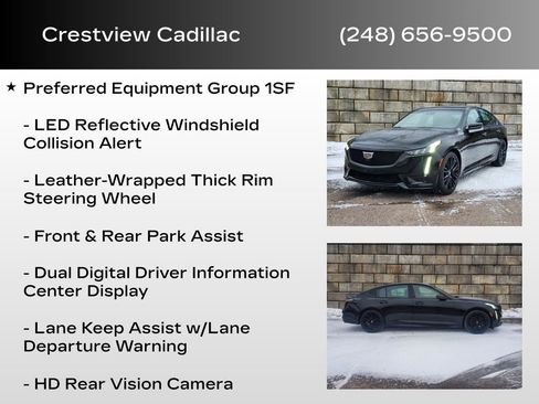 Certified 2022 Cadillac CT5 V w/ Premium Package image 9