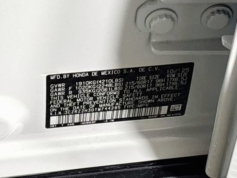 Used 2026 Honda HR-V LX image 24