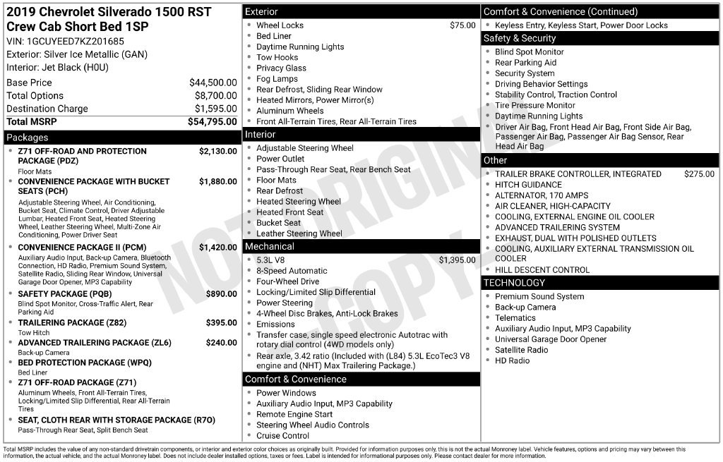 Used 2019 Chevrolet Silverado 1500 RST AWD/4WD image 31