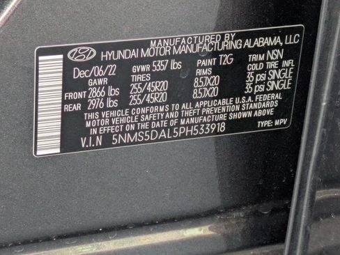 Used 2023 Hyundai Santa Fe Calligraphy w/ Cargo Package AWD/4WD image 33