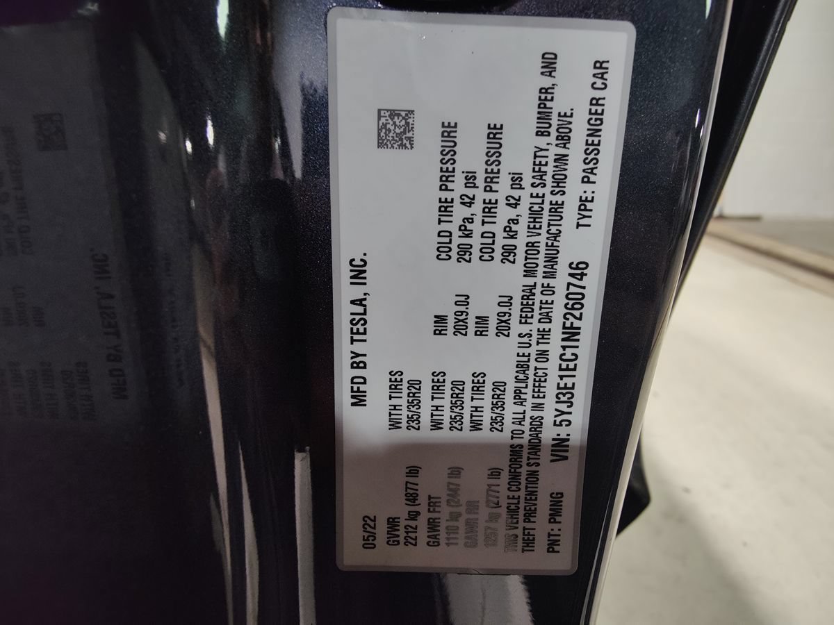 Used 2022 Tesla Model 3 Performance AWD/4WD image 25