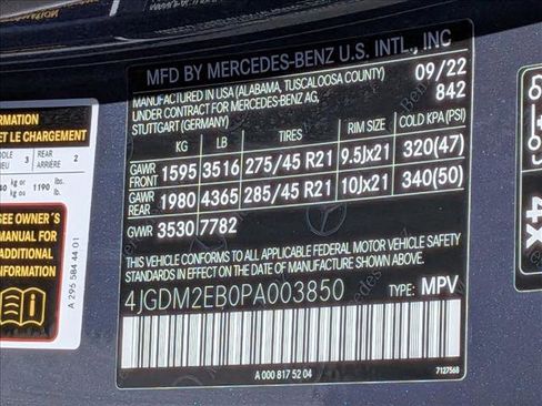 Certified 2023 Mercedes-Benz EQS 450+ 4MATIC SUV image 26