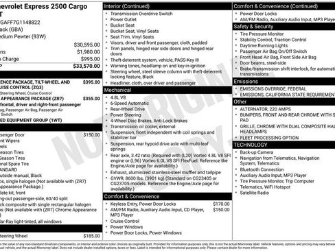 Used 2016 Chevrolet Express 2500 image 17