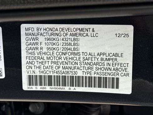 New 2025 Honda Accord SE image 28