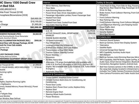 Used 2024 GMC Sierra 1500 Denali w/ Denali Reserve Package AWD/4WD image 14