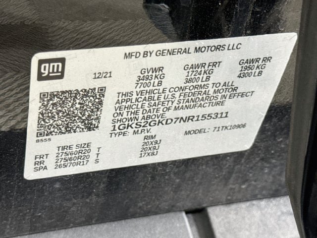 Used 2022 GMC Yukon XL SLT AWD/4WD image 35