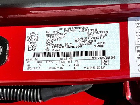 Used 2022 Ford F150 XLT w/ Equipment Group 302A High image 36