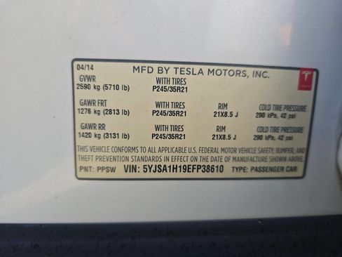 Used 2014 Tesla Model S P85 RWD image 50