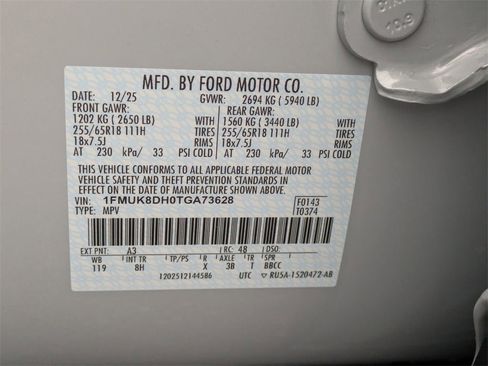 New 2026 Ford Explorer Active image 48