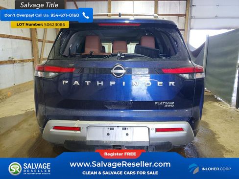 Used 2022 Nissan Pathfinder Platinum w/ Cargo Package AWD/4WD image 8