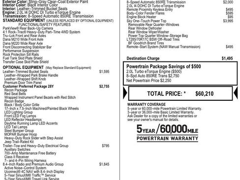 Used 2020 Jeep Wrangler Unlimited Rubicon w/ Quick Order Package 28Y Recon image 19