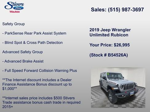 Used 2019 Jeep Wrangler Unlimited Rubicon AWD/4WD image 28
