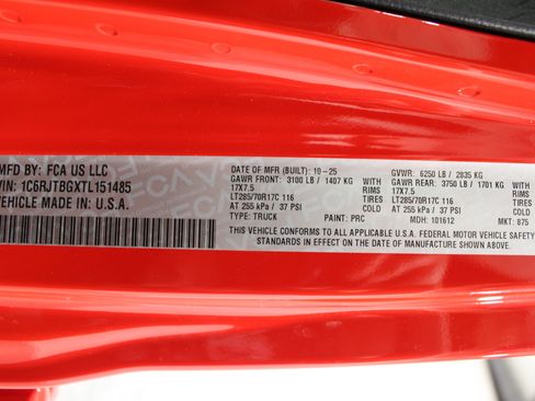 Used 2026 Jeep Gladiator Rubicon AWD/4WD image 35