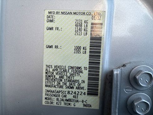 Used 2012 Nissan Maxima 3.5 SV w/ Premium Pkg image 31