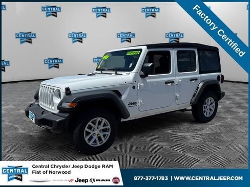 Certified 2023 Jeep Wrangler Unlimited Sport AWD/4WD image 1