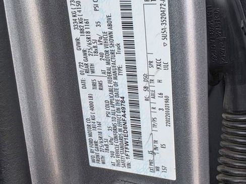 Used 2022 Ford F150 Lariat w/ Equipment Group 501A Mid image 29