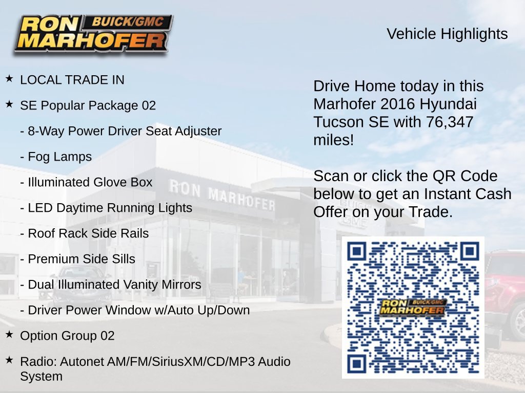 Used 2016 Hyundai Tucson SE w/ Option Group 02 AWD/4WD image 15