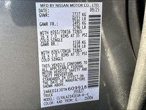 Certified 2026 Nissan Frontier S RWD image 19