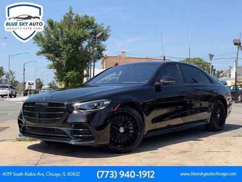 Used 2021 Mercedes-Benz S 580 4MATIC Sedan w/ AMG Line image 1