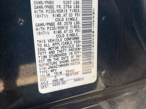 Used 2011 Nissan Murano SL w/ Navigation Pkg AWD/4WD image 12